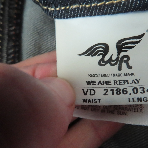 rare Replay 1212337 Womens regina Slim Fit Straight Leg Denim Jeans  27 (25x34) - Picture 6 of 9